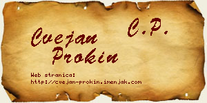 Cvejan Prokin vizit kartica